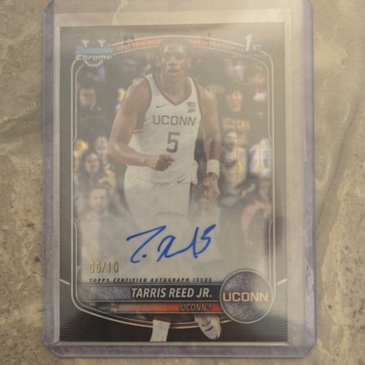 Topps Bowman Chrome Prospect Autographs Auto Tarris Reed Jr. CPA-TR 06/10 UConn