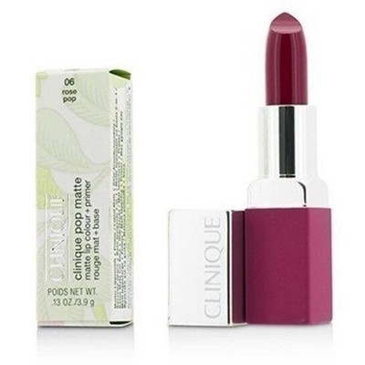 Clinique pop Matte Lip Color + Primer 06 Rose Pop .13 oz