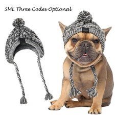 Winter Pet Dog Hat French Bulldog Dog Warm and Windproof Outdoor Hat Knitt ZJM