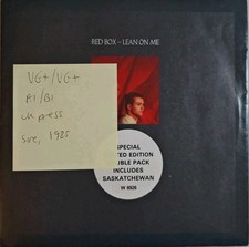 Red Box Lean On Me / Stinging Bee Vinyl Record 7" VG+/VG+ W 8926 1985