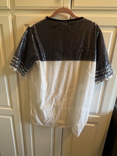 Women’s Game day Couture Sequin Jersey Dress Chicago Bears Size M - Picture 5 of 7