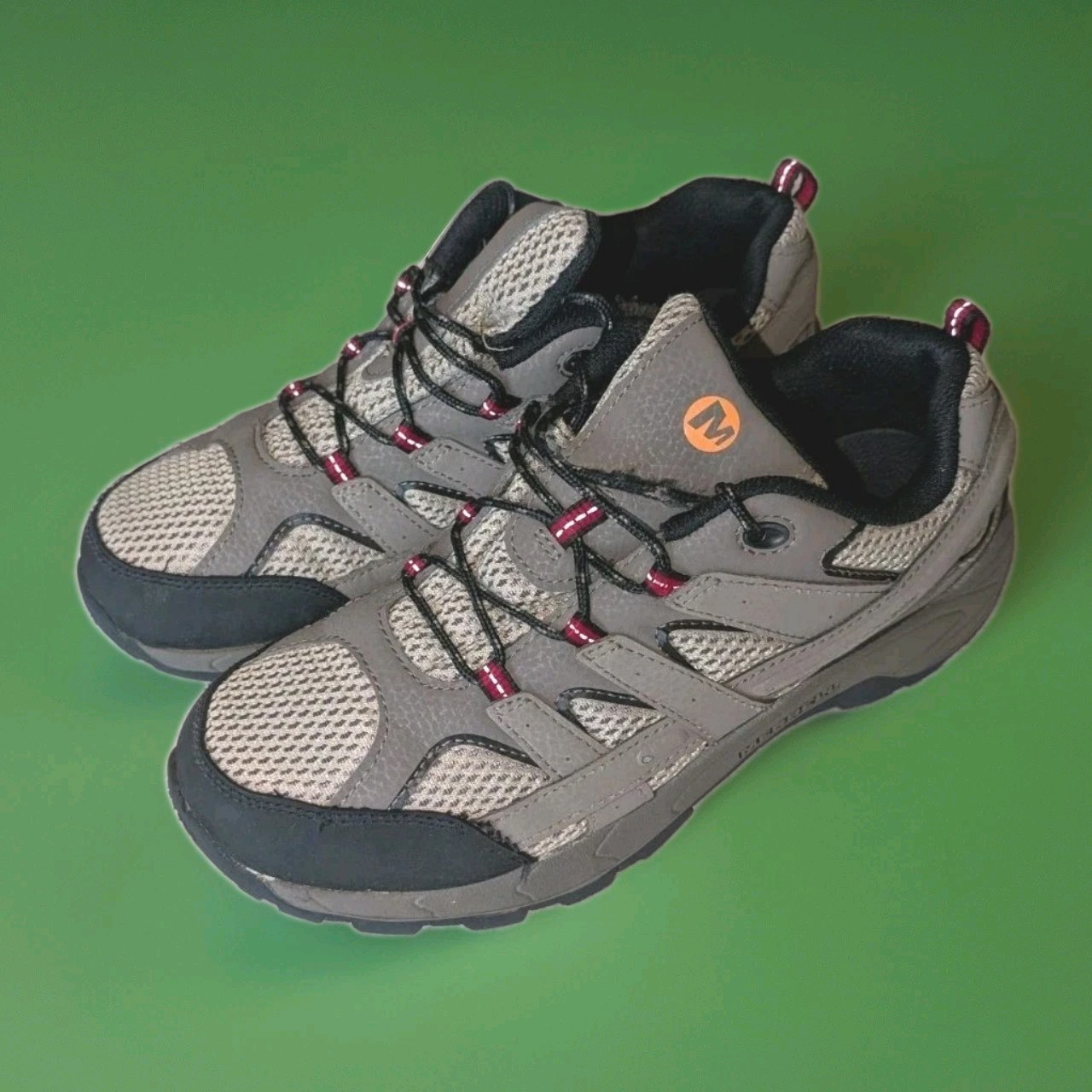 Scarpe da trekking taglia 7 M Merrell Moab 2 in pelle con sfiato tortora donna EU 38 MK261205