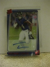 Ty'Son Williams /49 RC 2021 Clearly Donruss Rated Rookie Autographs #99 Auto