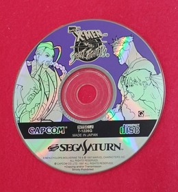 Capcom X-Men vs Street Fighter Sega Saturn Game, Used, No spine or back cover