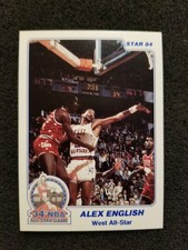 1984 Star Denver Police all star game ALEX ENGLISH card # 18  [C8]