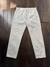Vintage Big E Levi's Sta Prest White/Natural Pants 32x26 60s/70s