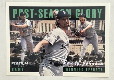 1996 Fleer Post-Season Glory Randy Johnson #4 Seattle Mariners HOF C4