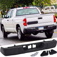 Rear Steel Step Bumper Assembly For 2014-2021 Toyota Tundra Without Park Sensor Rear Steel Step Bumper Assembly For 2014-2021 Toyota Tundra Without Park Sensor