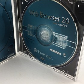 Web Browser 2.0 with SegaNet Sega Dreamcast Disc Complete In Case