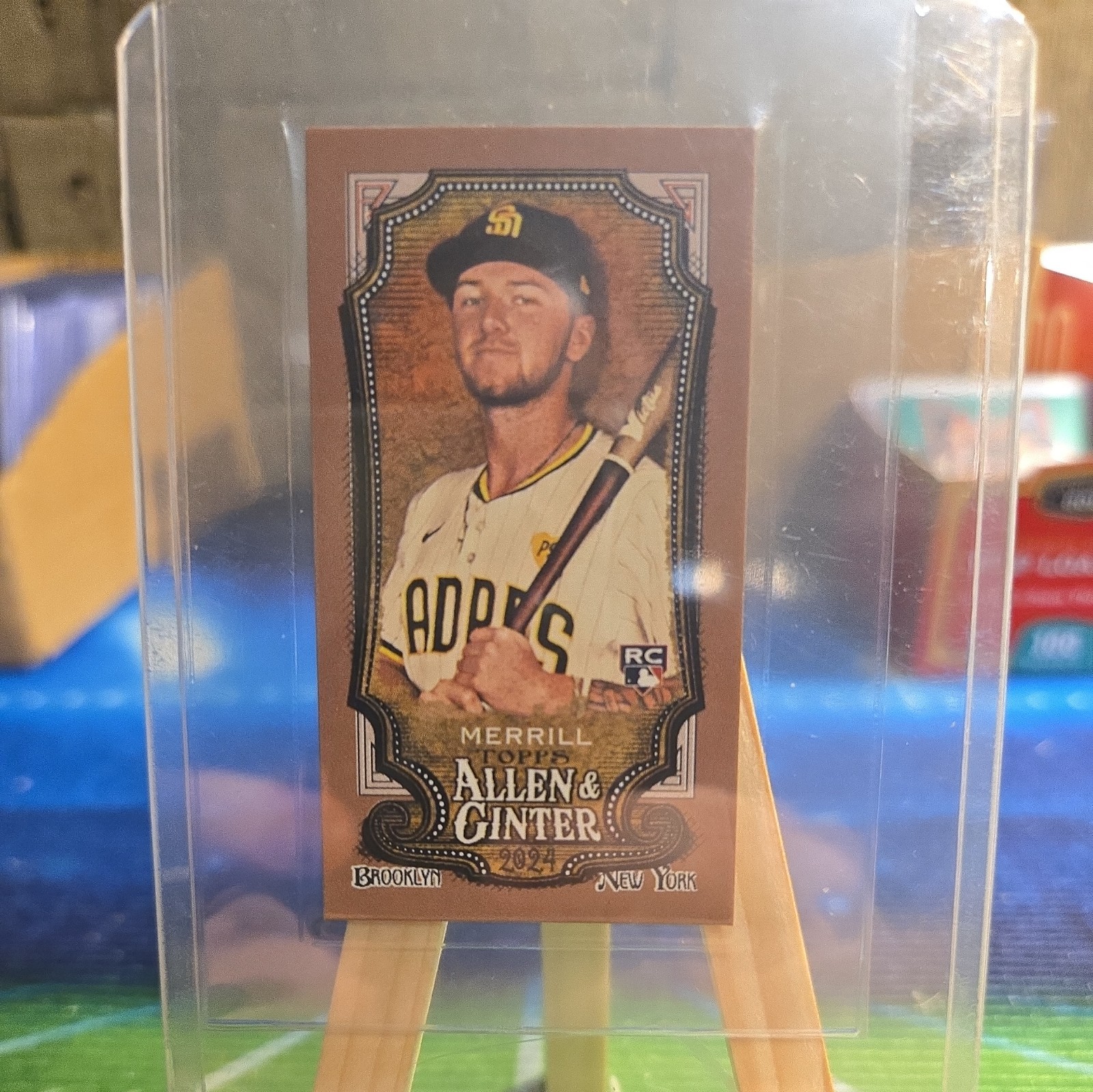 2024 Topps Allen & Ginter - Jackson Merrill #275 Mini Gold Border (RC)