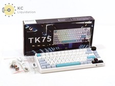 GK GAMAKAY TK75 75 Mechanical Keyboard with Knob Control Gateron Red Switch
