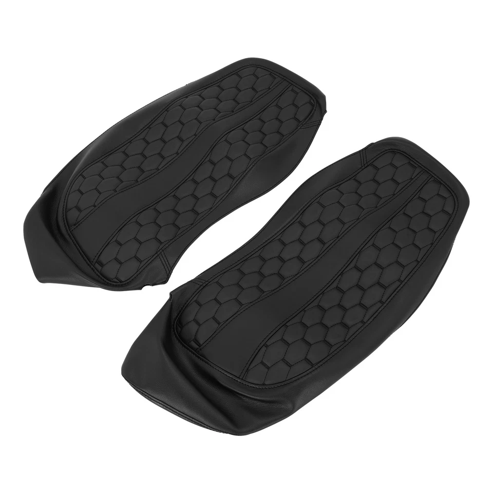 Cubiertas de tapa de bolsas de sillín negras aptas para Harley CVO Road Glide ST FLTRXSTSE 2024-25 Foto 4 de 4
