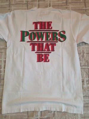 Powers Supply Small White Tee   3D Logo Graphic T-Shirt 