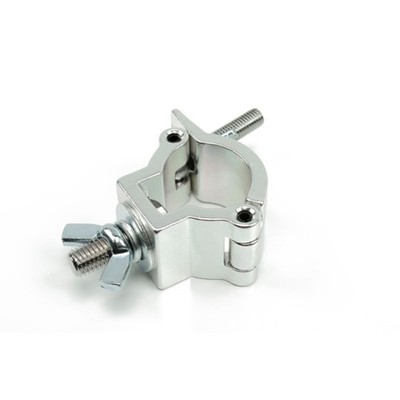 LightmaXX Half Coupler, Silver, 32-35mm, TÜV Certified, 75kg Load Capacity