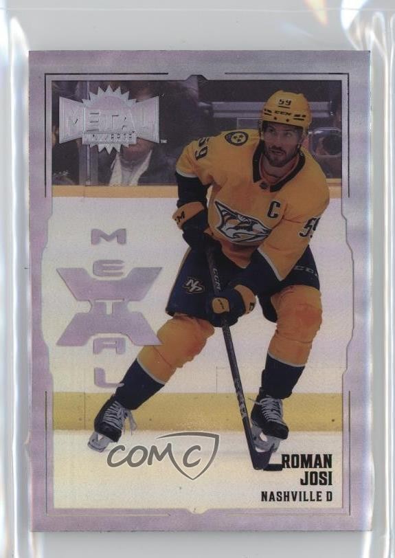 Roman Josi #MX-7 2022-23 SkyBox Metal Universe Hockey Metal-X