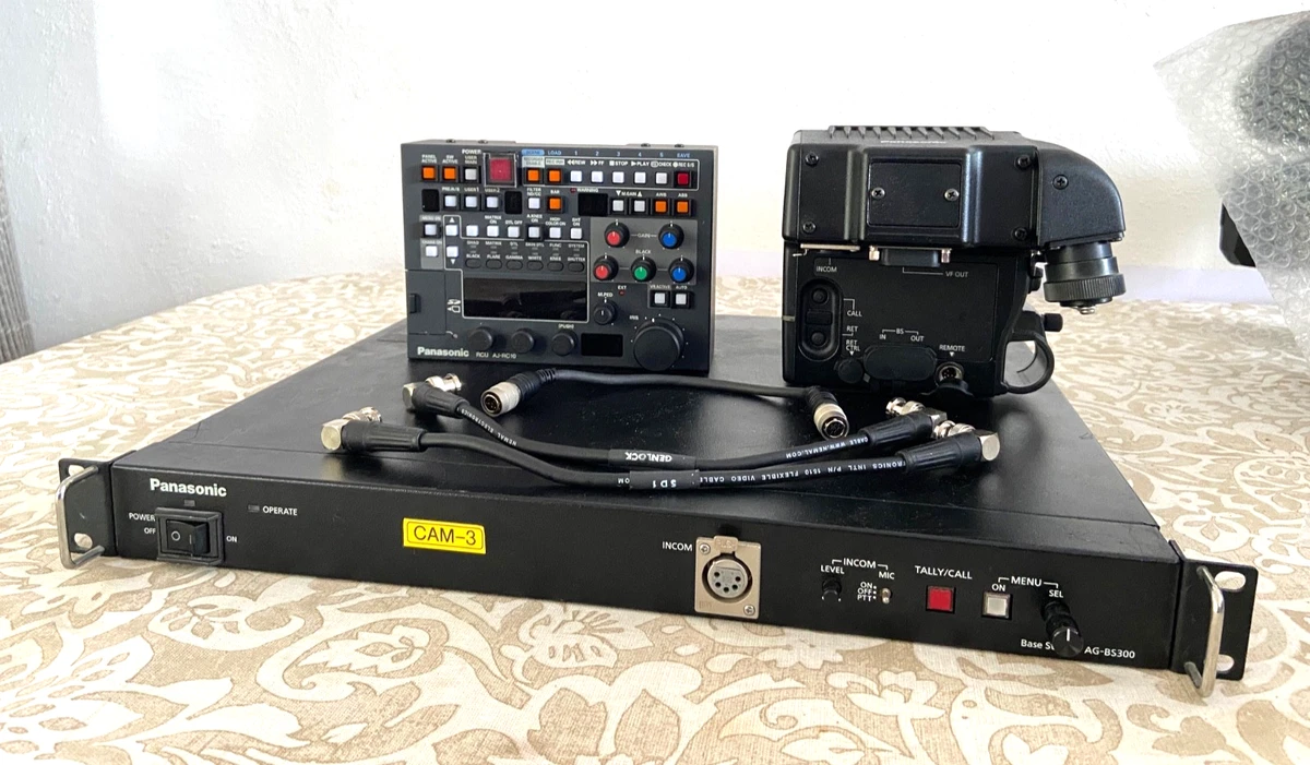 Caméscope Panasonic AJ-HPX3000G P2 HD - 490 Heures - Avec Viseur AJ-HVF21G Et Micro - Révisé