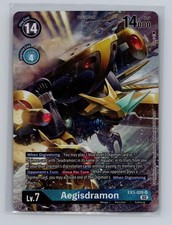 Aegisdramon (Alternate Art) EX3-026 SR Super Rare Draconic Roar Digimon Foil NM
