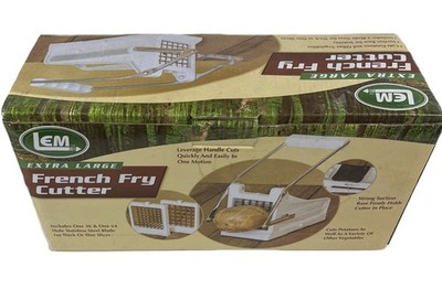 LEM French Fry Cutter 1 - 36 Hole & 1 - 64 Hole For Regular And Shoestring CIB