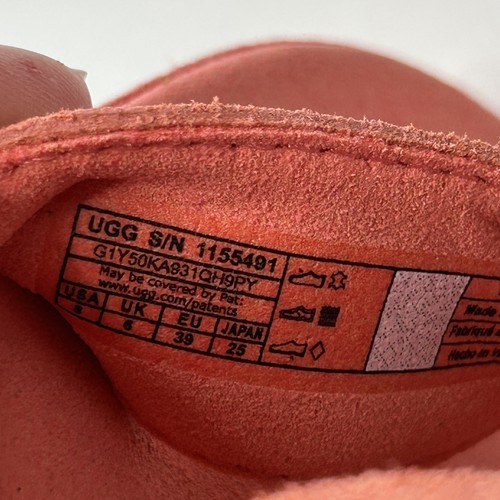 UGG Women's Ileana Ankle Wedge Sandal Size 8 Coral - Picture 9 of 9
