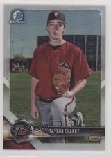 2018 Bowman Chrome Prospects Refractor 428/499 Taylor Clarke #BCP113 1u6