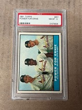1961 Topps Power For Ernie #451 St. Louis Cardinals Graded PSA 8 NM-MT