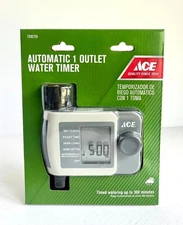 NEW - Ace, Automatic 1 Outlet Water Timer, Digital Display - 7436728