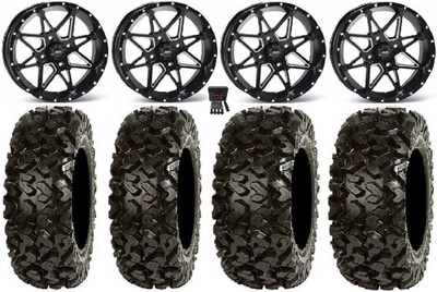 ITP Tornado 14'' Wheels Black 26'' Rip Saw Tires Can-Am Commander Maverick