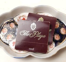 Pair of vintage The Plaza Hotel advertising matchbooks from New York City NYC