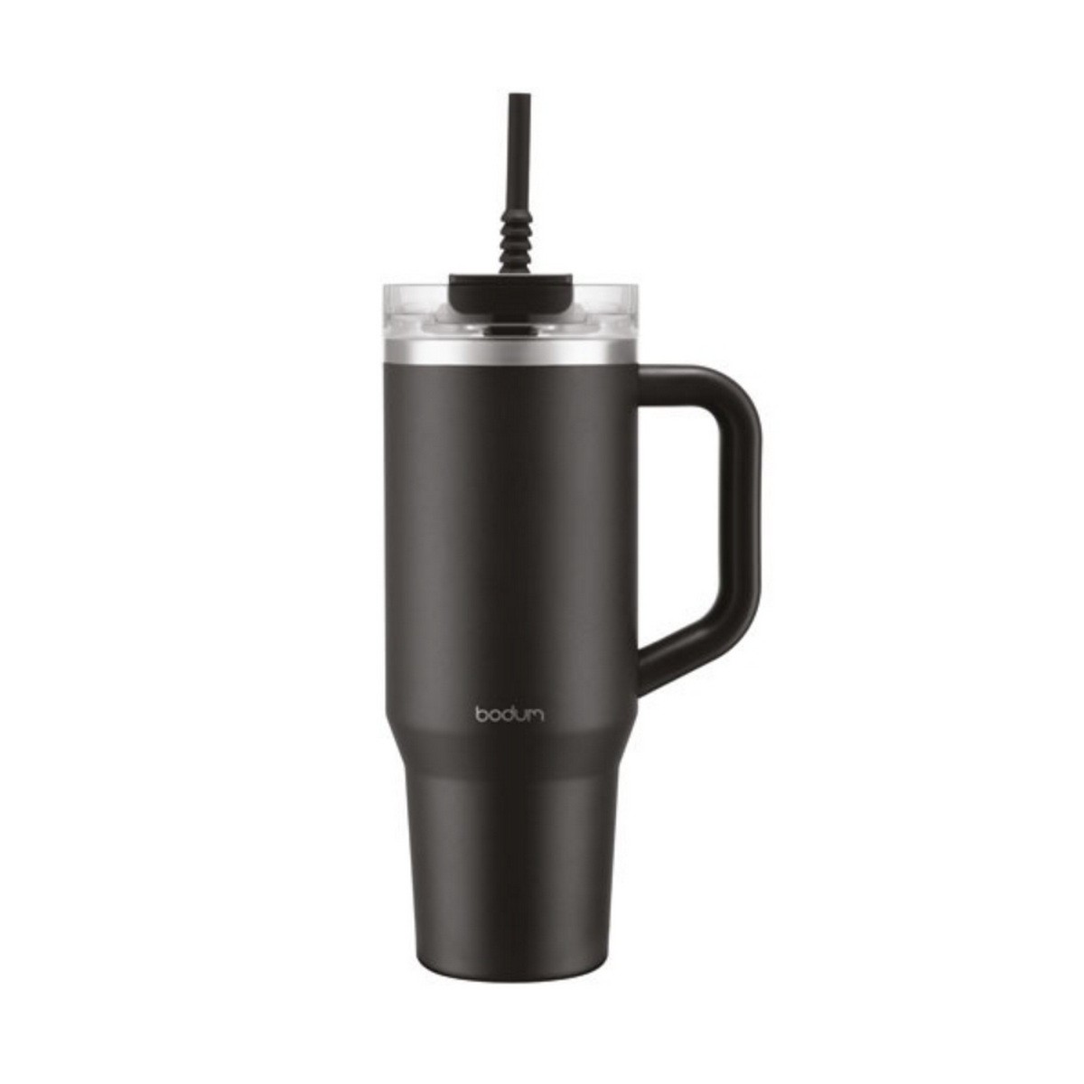 Mug de voyage Bodum 1.2l noir bouteille isotherme de transport en acier inoxydable