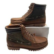 Timberland x AE Oakwell Boots Mens Sz 13 Brown Nubuck Leather Mid Lace-Up Ankle