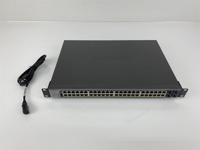 Netgear ProSafe GS752TPv2 48 Port Gigabit PoE+ Smart Managed Pro Switch