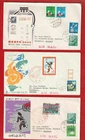 JAPAN - 3   FDCs WITH INSERTS - SEE SCAN