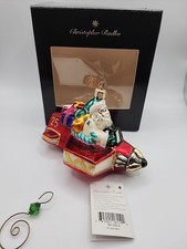Vintage Christopher Radko Ornament Santa Plan...