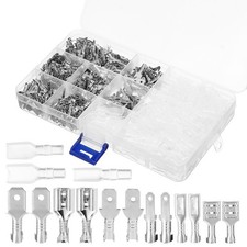 540 Pcs Spade Connector Crimps Terminal Kit Male and Female Connectors