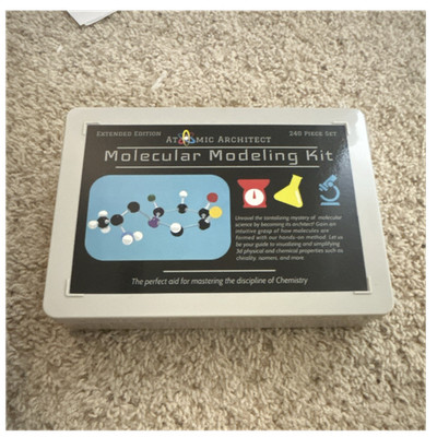 Atomic Architect Molecular Modeling Kit Extended Edition 240 Piece Set