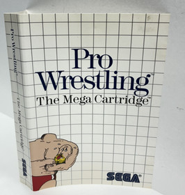 SEGA MASTER: Pro Wrestling *NO MANUAL & FREE SHIPPING*