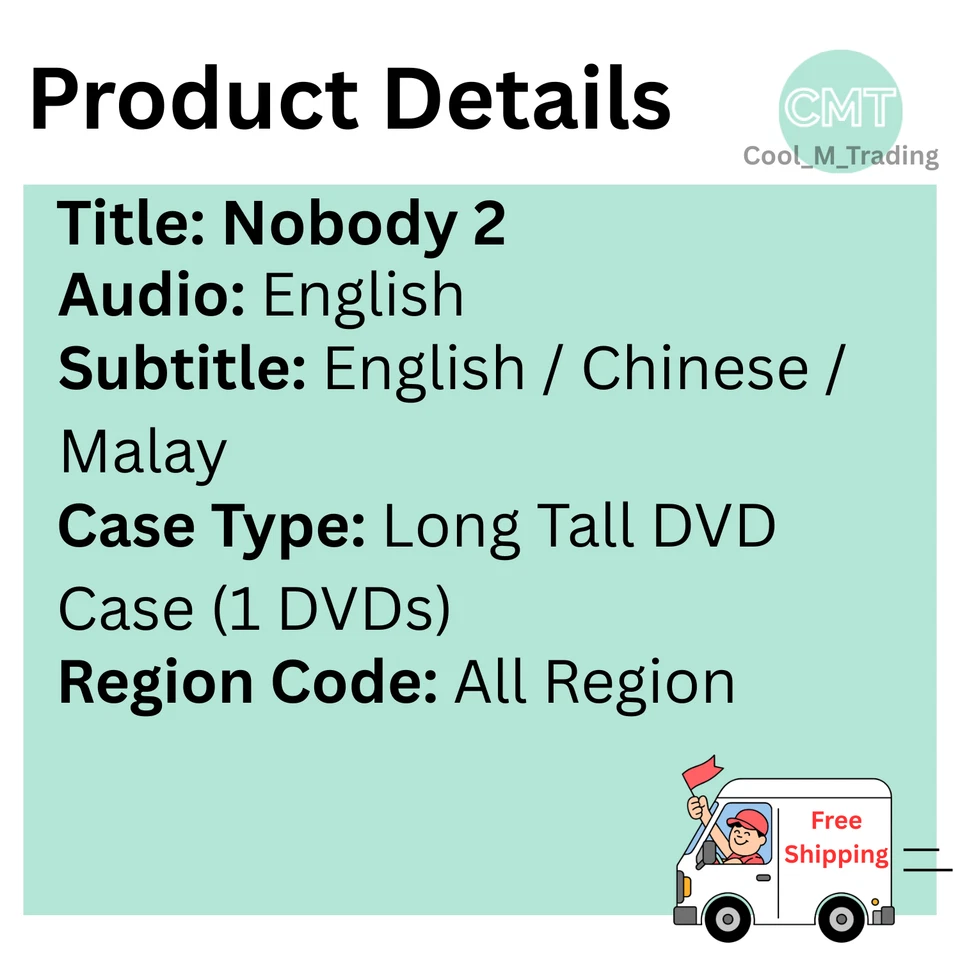 Nobody 2 (2025) DVD – Action Thriller Comedy Movie, Region Free, English Subs - Image 3 of 3