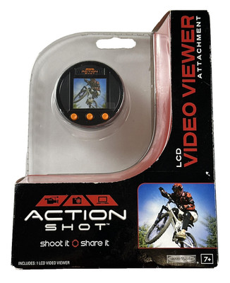 Action Shot LCD Video Viewer Jakks Pacific Attachment for Boards Helmets Bars