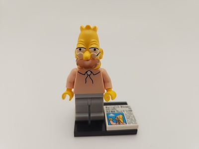 #ad #ad Lego Grampa Simpson Minifigure Collectible Series 1 71005 Rare Grandpa $19.99