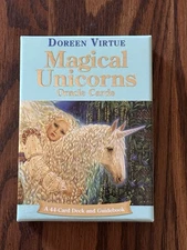 Magical Unicorns Oracle Cards Doreen Virtue 44 Card Deck & Guidebook Complete