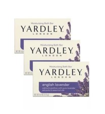 3 Pk Yardley London English Lavender Naturally Moisturizing Bath Bar 4Oz Each