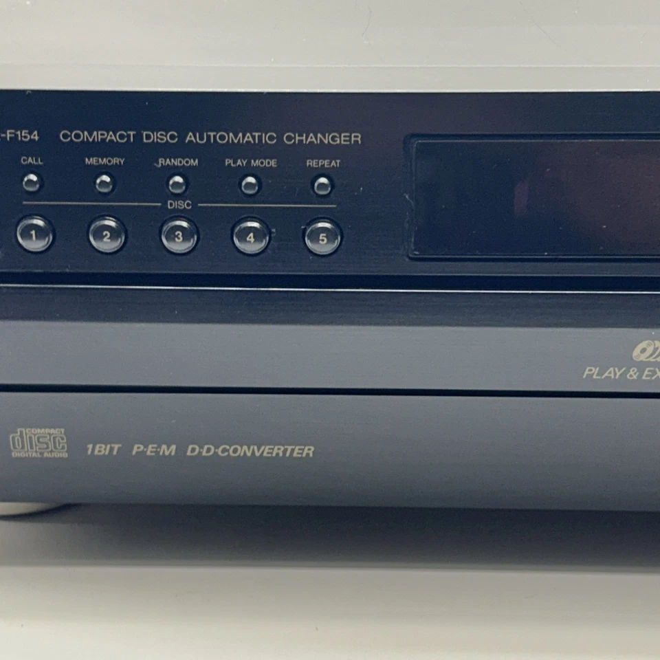 UNTESTED JVC XL-F154 CD Player 5 Disc Carousel / Changer-No Remote- *READ - Image 4 of 4