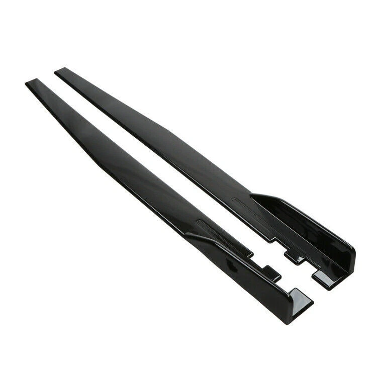 Faldones laterales divisores de extensión negros para BMW E90 E92 E93 325i 335i 320i 328i Foto 4 de 4