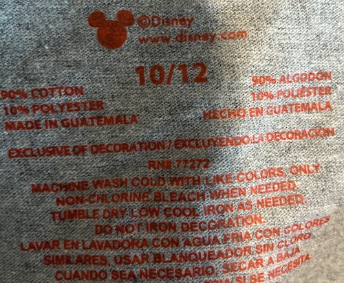 Mickey Mouse Jungen graues grafisches T-Shirt Disney NEU kurzärmelig 10/12 - Bild 8 von 8