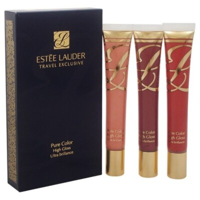 Estee Lauder Pure Color High Gloss Ultra Brilliance Lip Gloss 0.50 oz X 3 SEALED