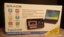 Grace Digital Audio Tape2USB GDI-T2USB Cassette Tape to PC/MAC Converter *Read*