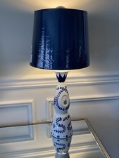 Repurposed Clase Azul Tequila Bottle Handcrafted Lamp