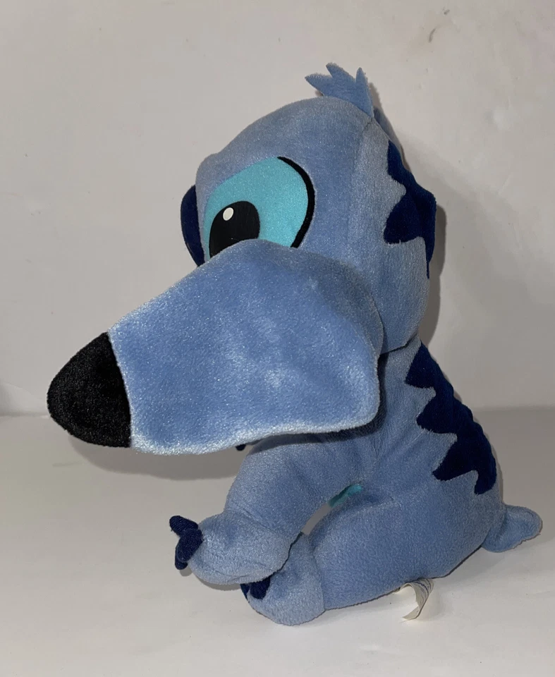 Peluche Applause Disney Stitch 11” azul sentado #63015 orejas posables con cable Foto 2 de 4