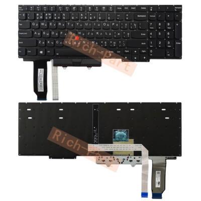 Russian Backlit W/Trackpoint Keyboard for Lenovo Thinkpad E15 Gen1/R15 Gen1