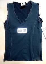 NWT Body Wrappers 7786 United States Dancer V-Neck Ruffles Black Small Adult